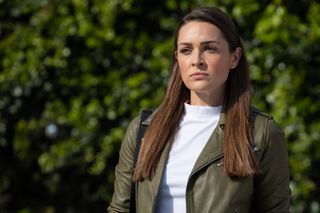 Sienna Blake is starting to feel sorry for her ex Warren in Hollyoaks.