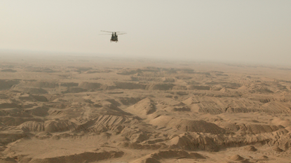 Chinook Helicopter in Iraq.