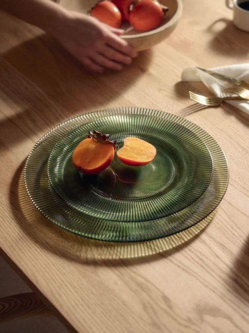 Ribbed Charger Plates Effie, Set of 2