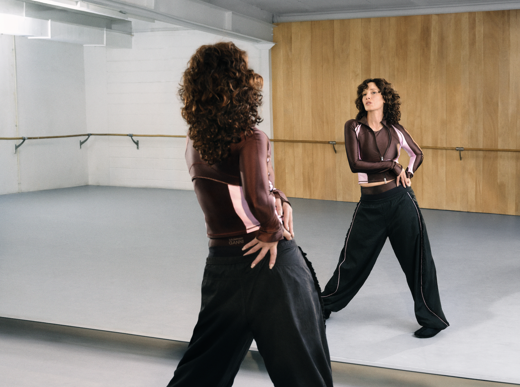 campaign photos for Lululemon's Fall 2026 collaboration with Ganni