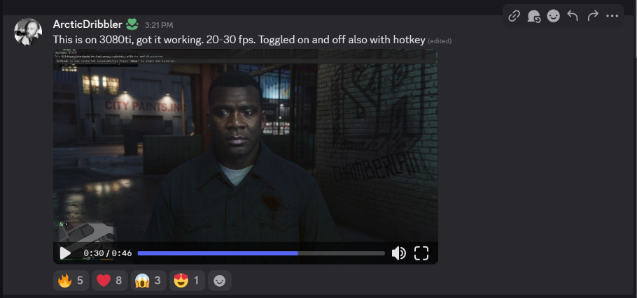 DLSS 5 discussions from the RenoDX Discord server