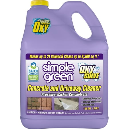 Simple Green Oxy Solve Concrete and Driveway Pressure Washer Concentrate