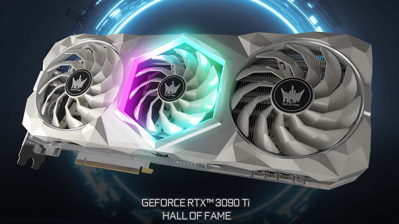 Galax RTX 3090 Ti HOF With 4.3-Inch LCD Debuts For $2,850 Galax RTX 3090 Ti HOF With 4.3-Inch LCD Debuts For $2,850