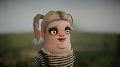 S&box screenshot showing a women in a field