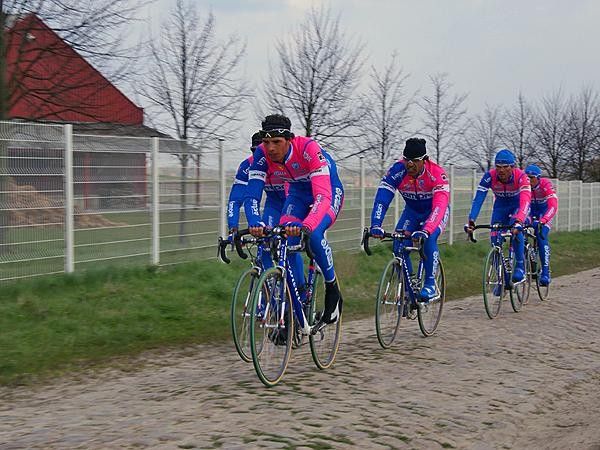 Alessandro Ballan (Lampre) raced Paris-Roubaix for the first time just four years ago but is a favorite to win if the conditions stay dry.