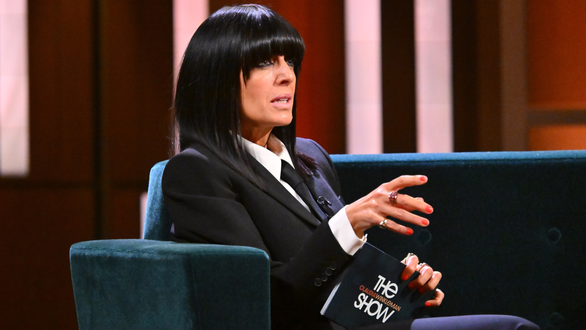 Claudia Winkleman hosting The Claudia Winkleman Show