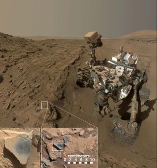 Mars Rover Curiosity at 'Windjana' Site
