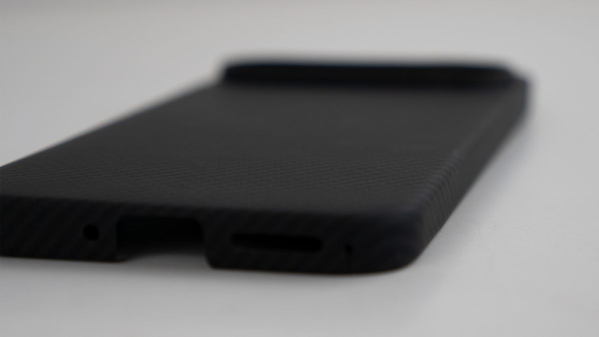 A Thinborne aramid fiber case made for an upcoming Google Pixel 9 phone