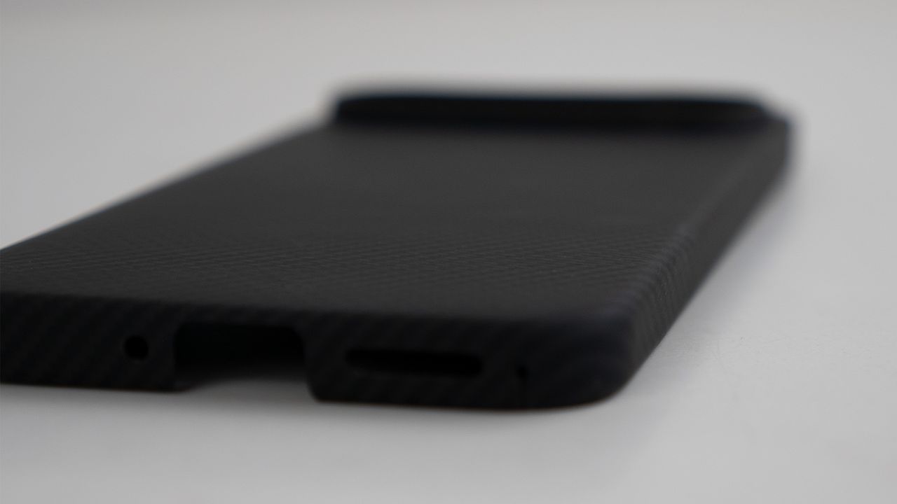 A Thinborne aramid fiber case made for an upcoming Google Pixel 9 phone