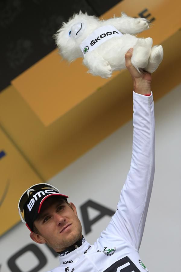 Tejay Van Garderen (BMC) safe again in the best young rider's jersey
