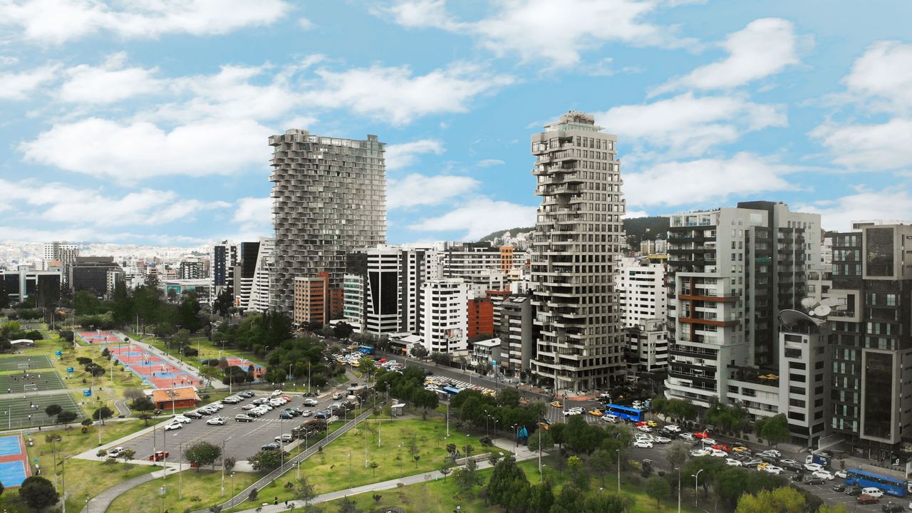 hero view of Qorner tower in Quito