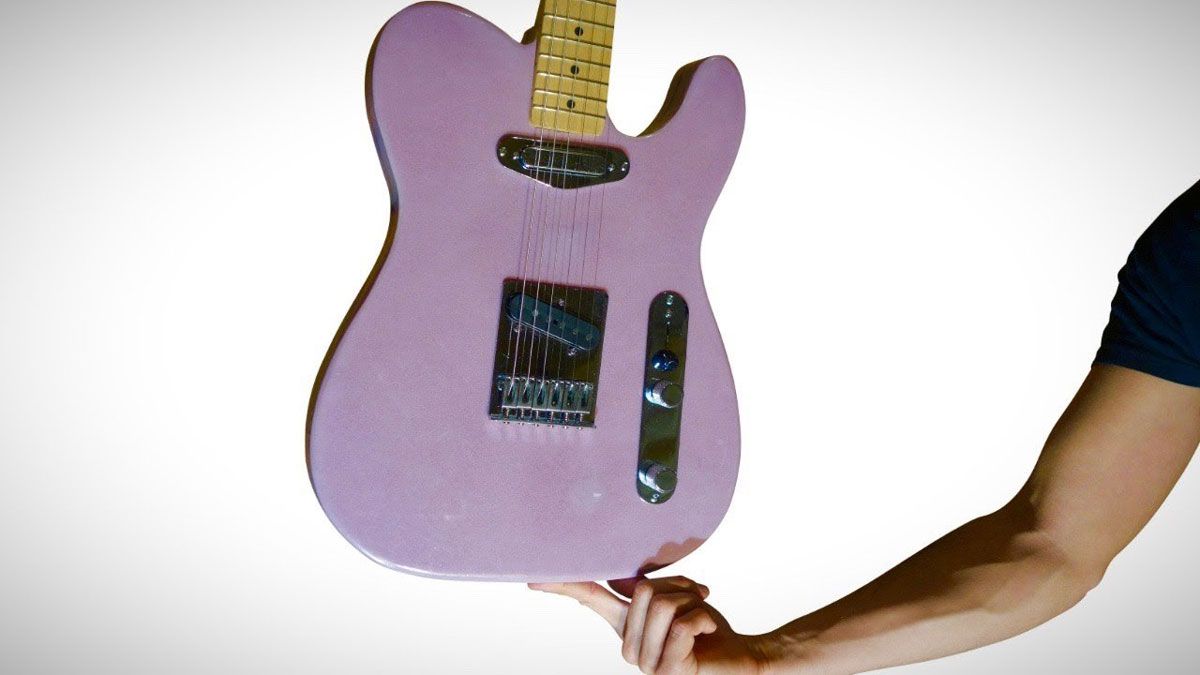 This Styrofoam Telecaster might just be the world’s lightest guitar