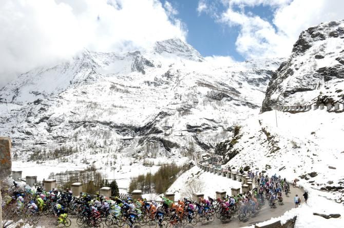 The snow made for some spectacular but cold racing in 2013