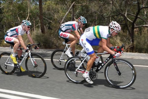 The breakaway led for 110 kilometres on today's stage.