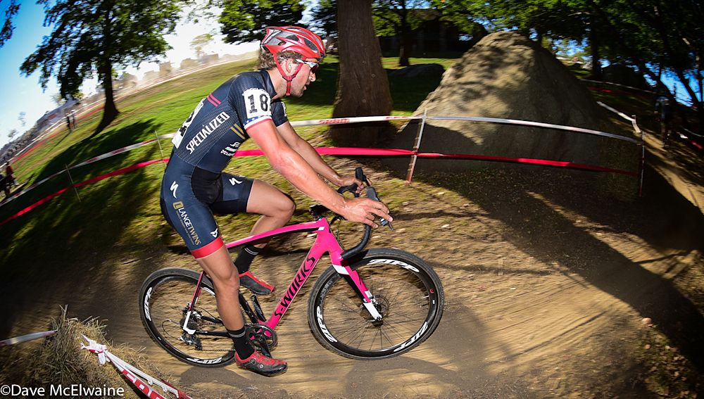 Cody Kaiser (Specialized-Lange Twins) with one lap remaining
