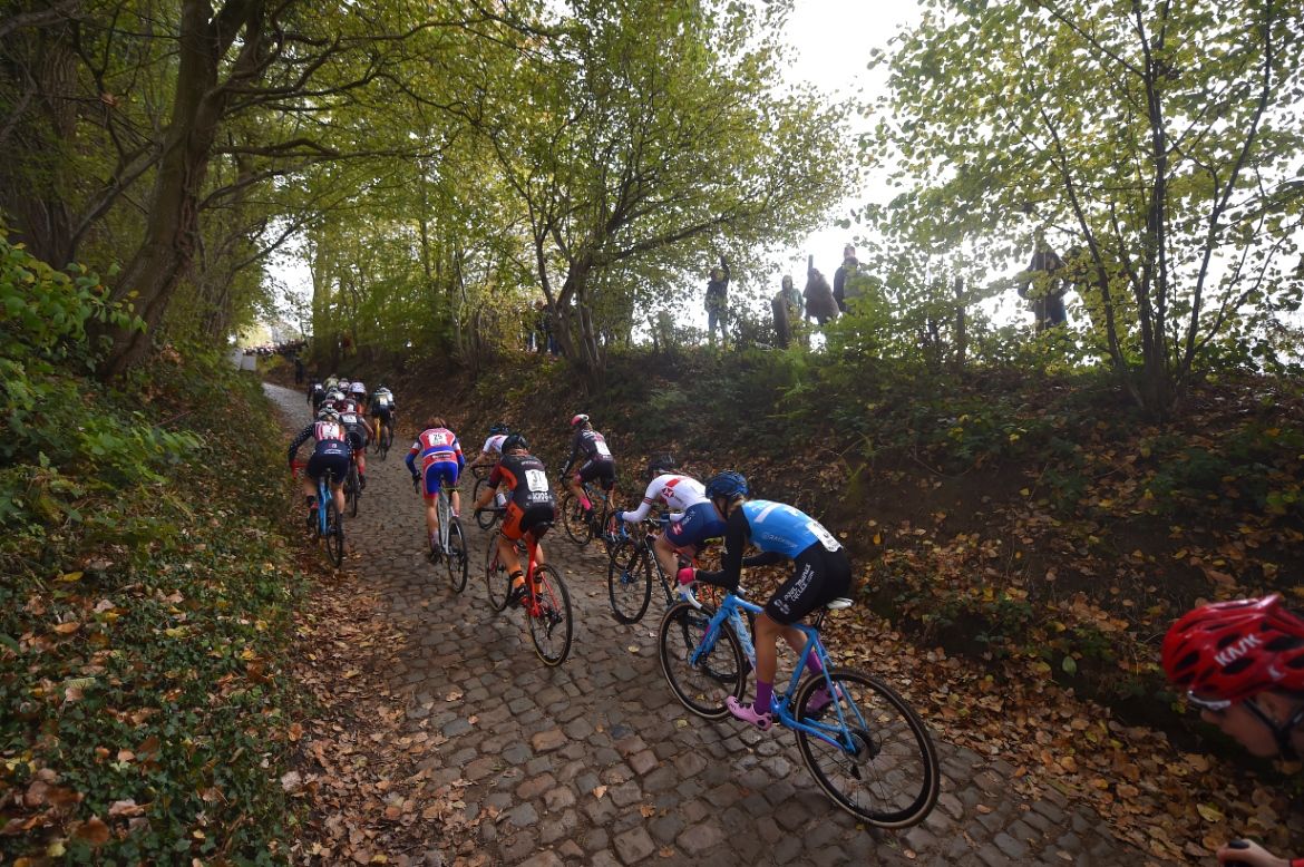 The women's race at Koppenbergcross