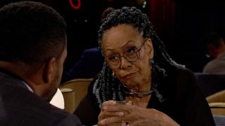 Veronica Redd as Mamie talking to someone in The Young and the Restless