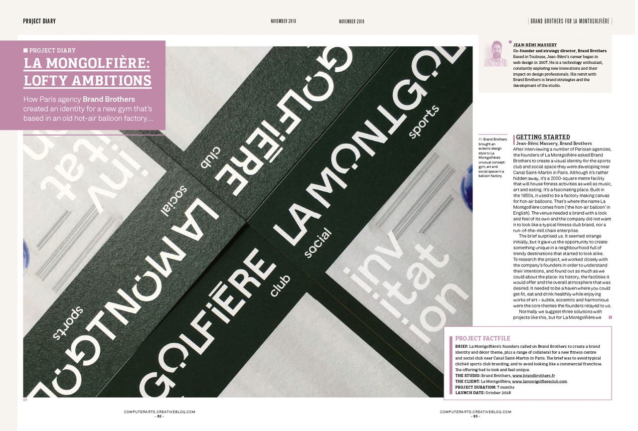 An old hot-air balloon factory inspired this rebrand