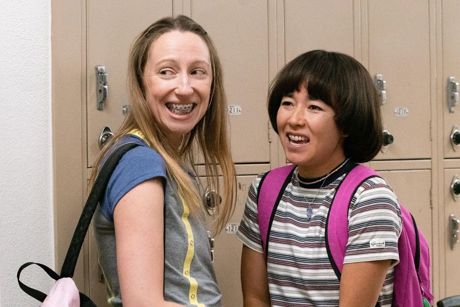 Anna Kone (Anna Konkle) and Maya Ishii-Peters (Maya Erskine), shown.