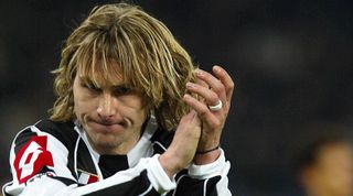 Pavel Nedved, photographed while playing for Juventus in March 2003