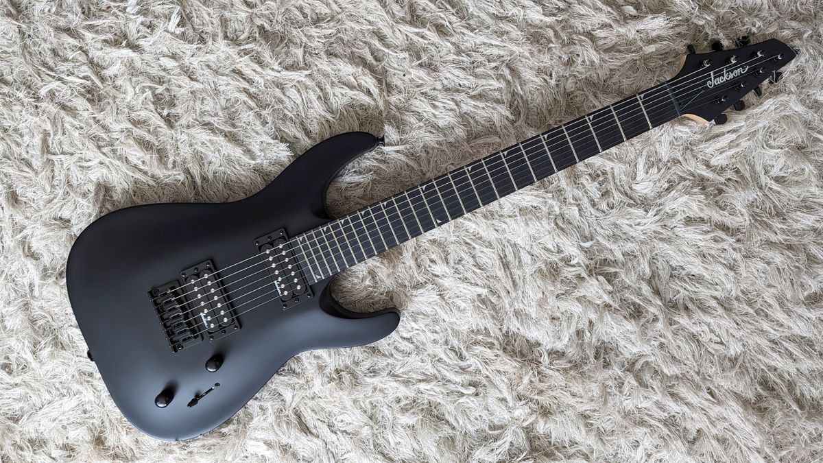 “Very much at home with syncopated djent chugs, fast thrashy power chord riffing, and blazingly quick lead work”: Jackson JS22-7 DKA Dinky HT review