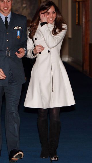 Kate Middleton after Prince William's graduation ceremony at RAF Cranwell