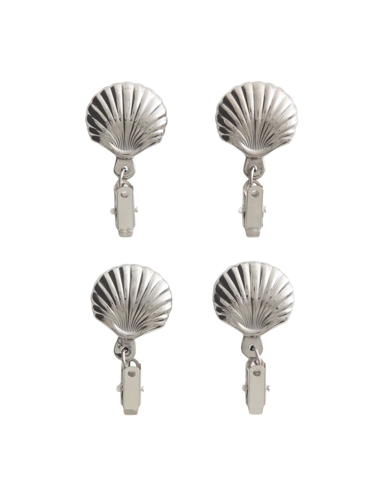 Silver Seashell Tablecloth Weights