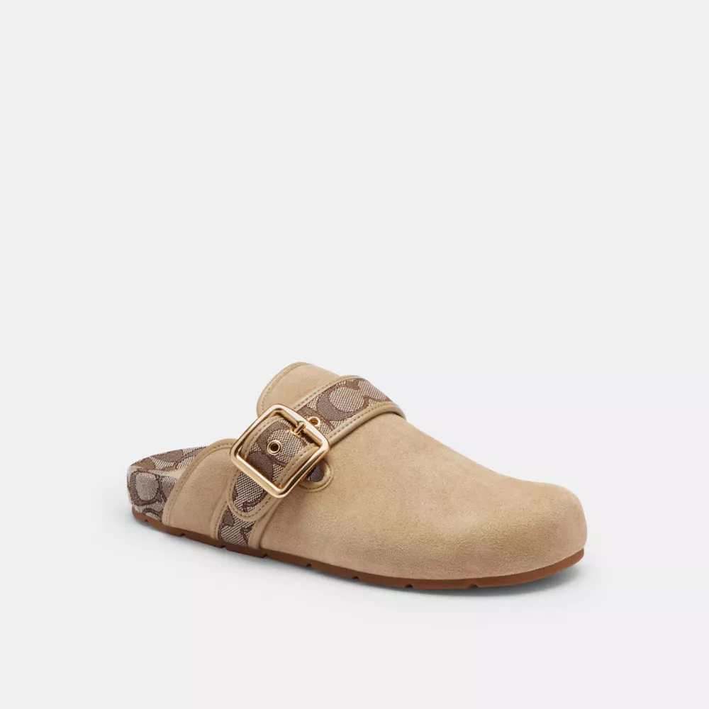 Oat Archival Buckle Clog