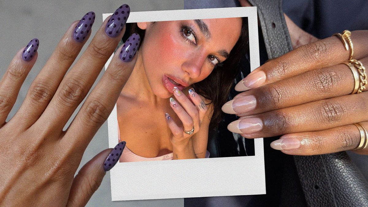 I Asked Dua Lipa's Manicurist for Cool-Girl Nail Inspo—Apparently, the Wrong-Shoe Theory Is the Secret