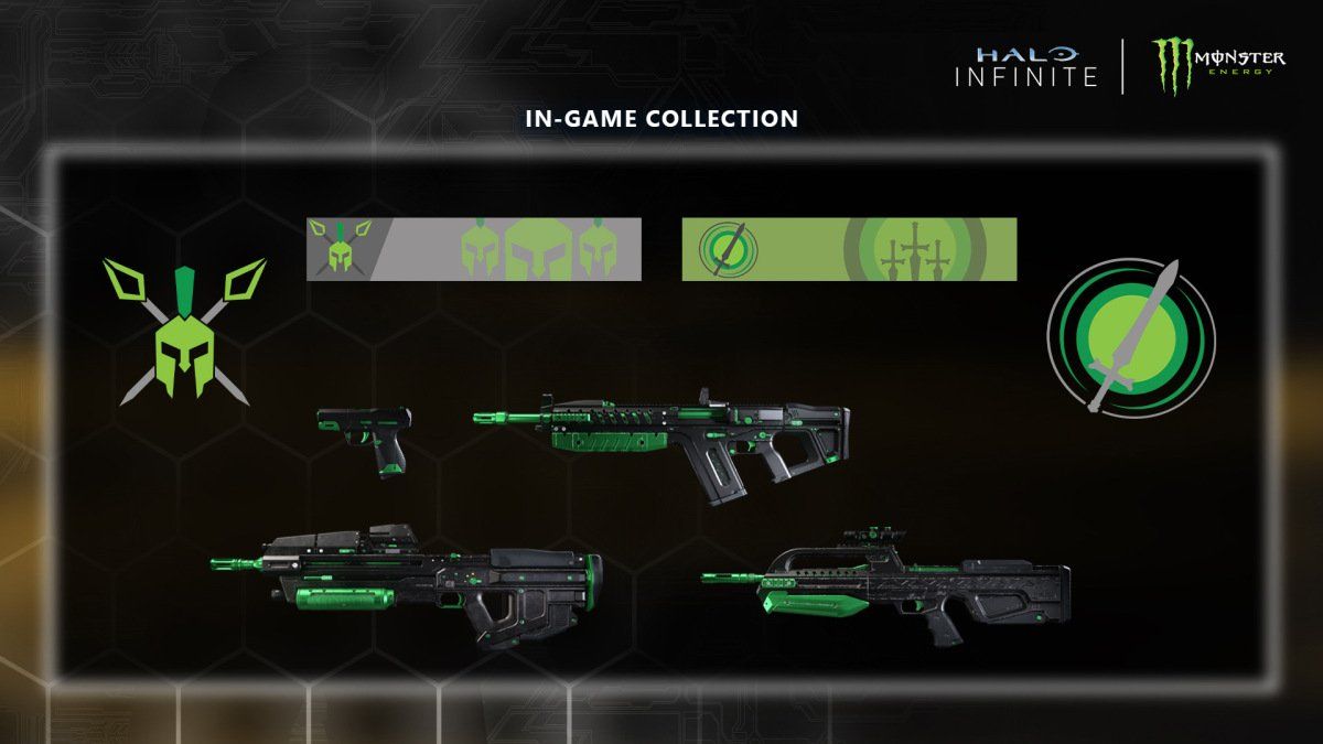 Halo Infinite x Monster Energy