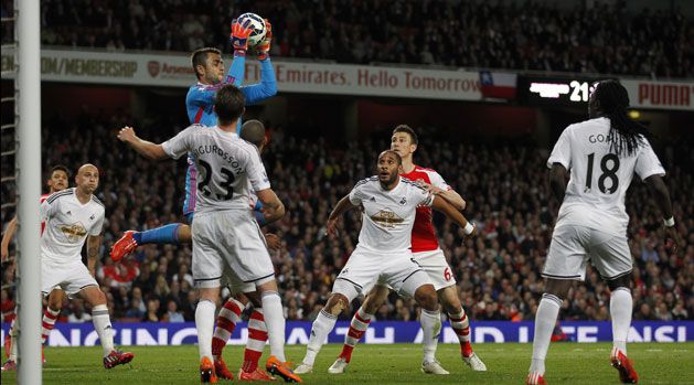 Swansea City goalkeeper Lukasz Fabianski 