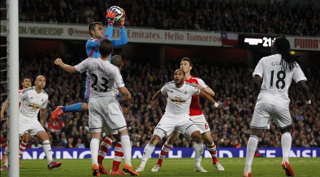 Swansea City goalkeeper Lukasz Fabianski