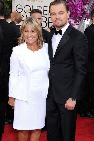 Leonardo DiCaprio and his mum