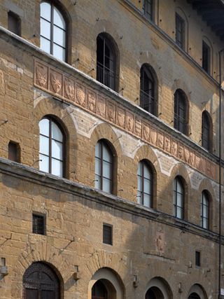 An exterior view of the Palazzo della Mercanzia