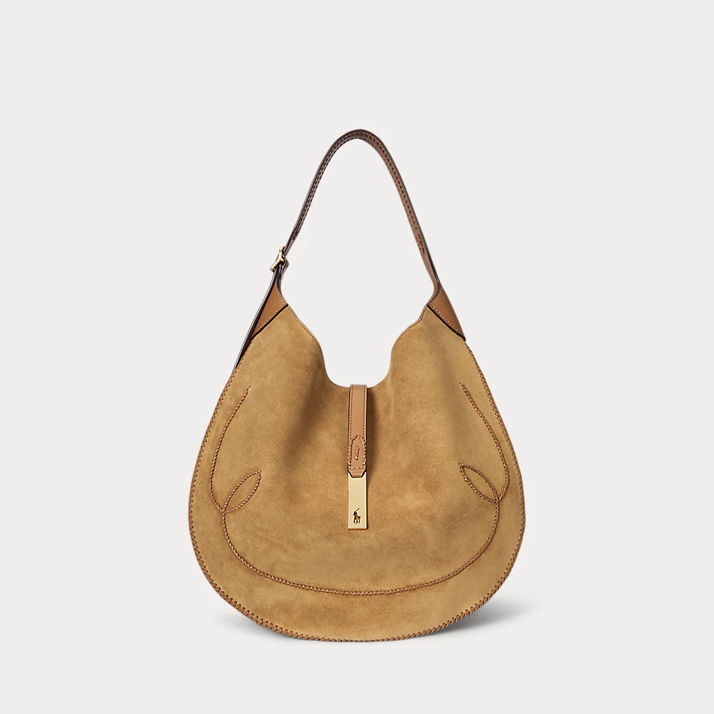 Ralph Lauren Polo ID Suede Bag