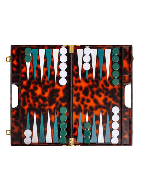 Tortoise Shell Backgammon 