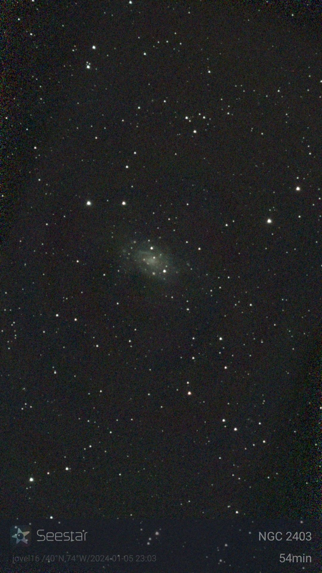 Seestar S50 astrophotography sample.