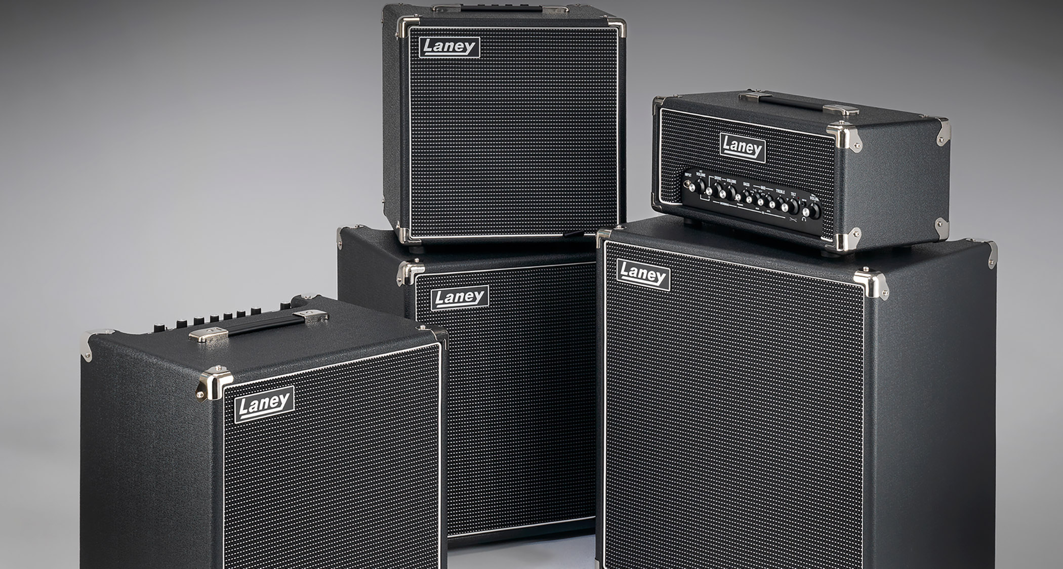Laney Digbeth Foundry Series: the new bass amp range from the British amp band is offered in head and combo formats, and with a variety of wattages.