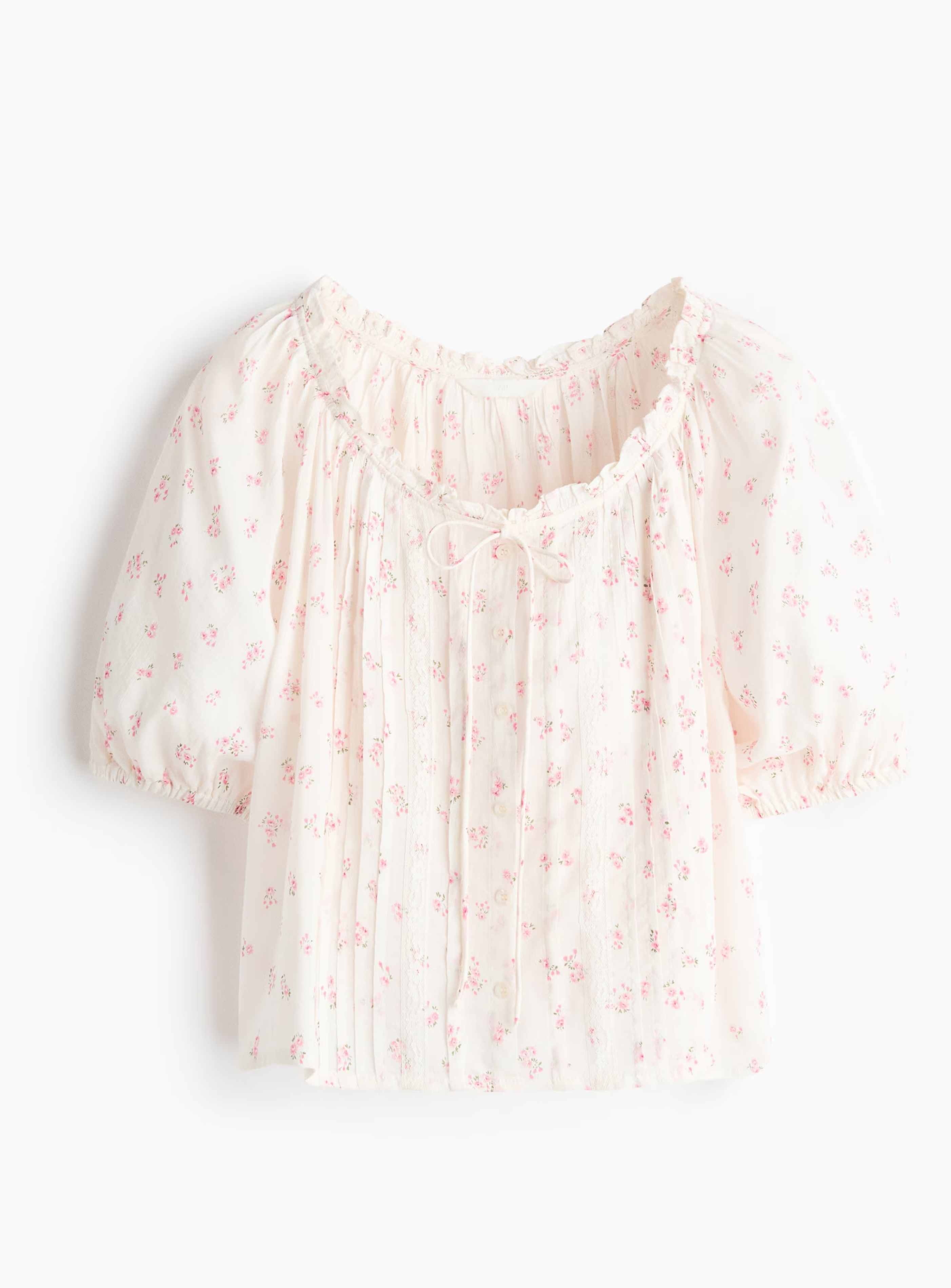 H&amp;amp;M, Pintucked Blouse