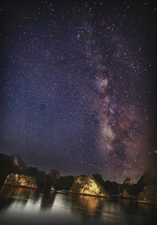 Milky Way Over Halong Bay, Vietnam