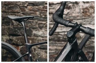 Detail of Liv Avail Advanced Pro seatpost and cockpit
