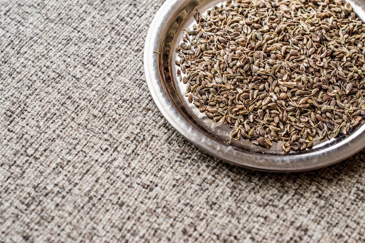 Aniseed Dried on a Plate