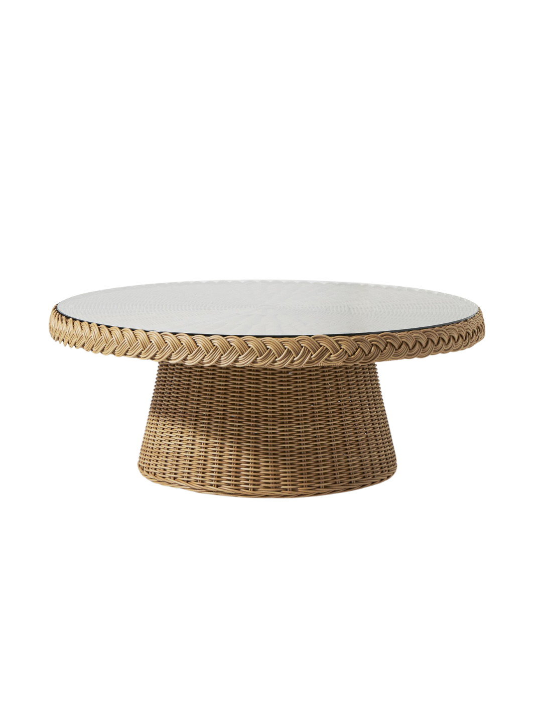 an outdoor coffee table