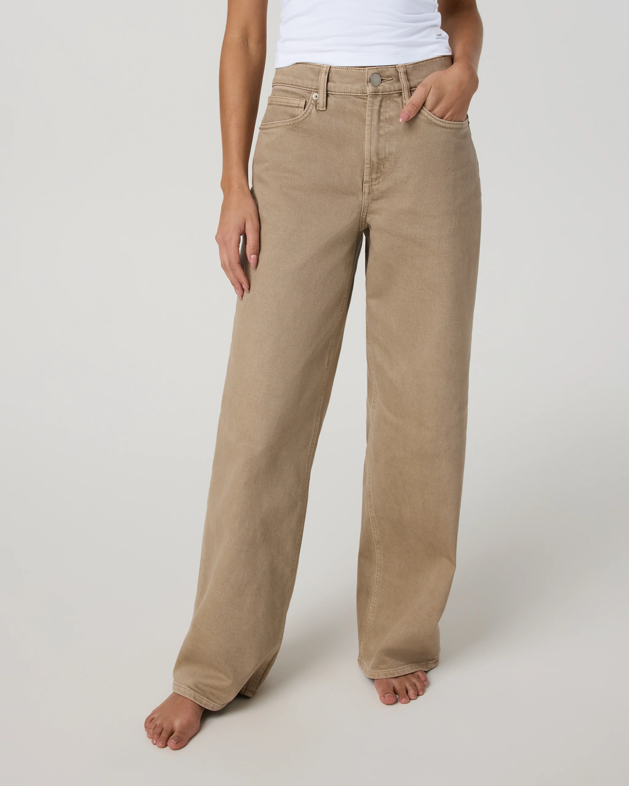 Barrel High Ankle Jeans