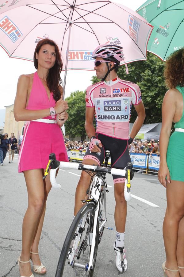 Alberto Contador (Saxo Bank) before the stage