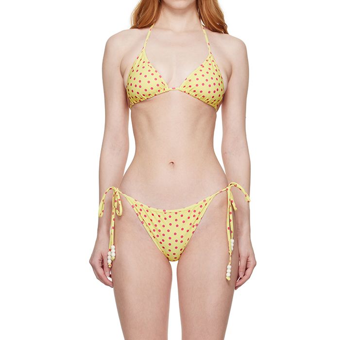 Bellini Bikini, Yellow Daphne Dot Bikini