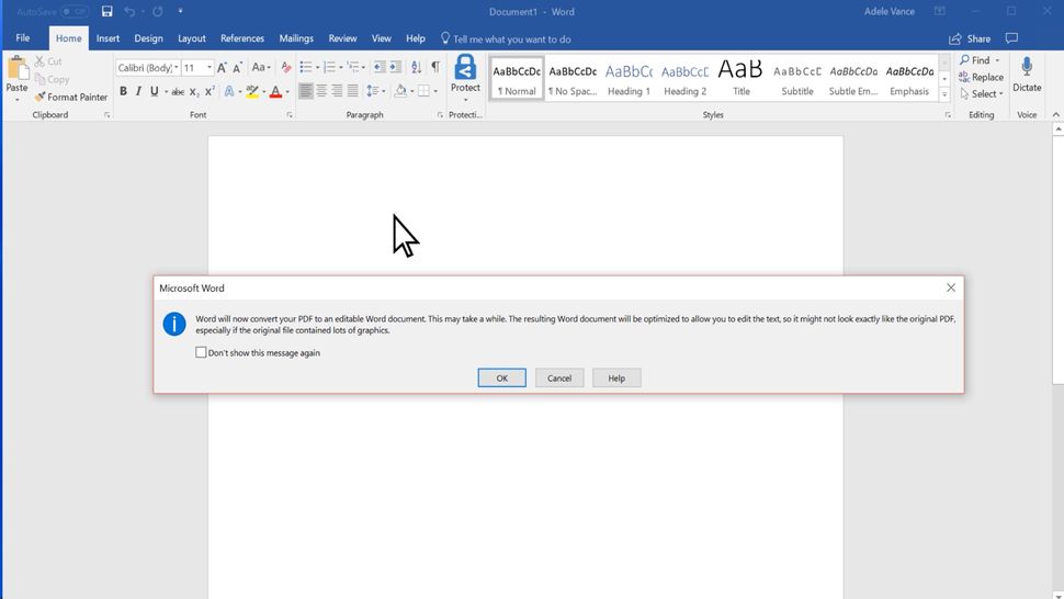 How to edit a PDF in Microsoft Word | Laptop Mag