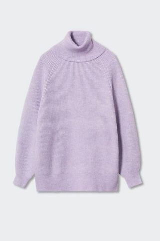 Mango Turtleneck Knitted Sweater