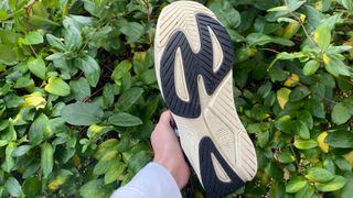 A photo of the R.A.D R-1's running shoe outsole